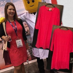 Crochet dress - scoop neckneck